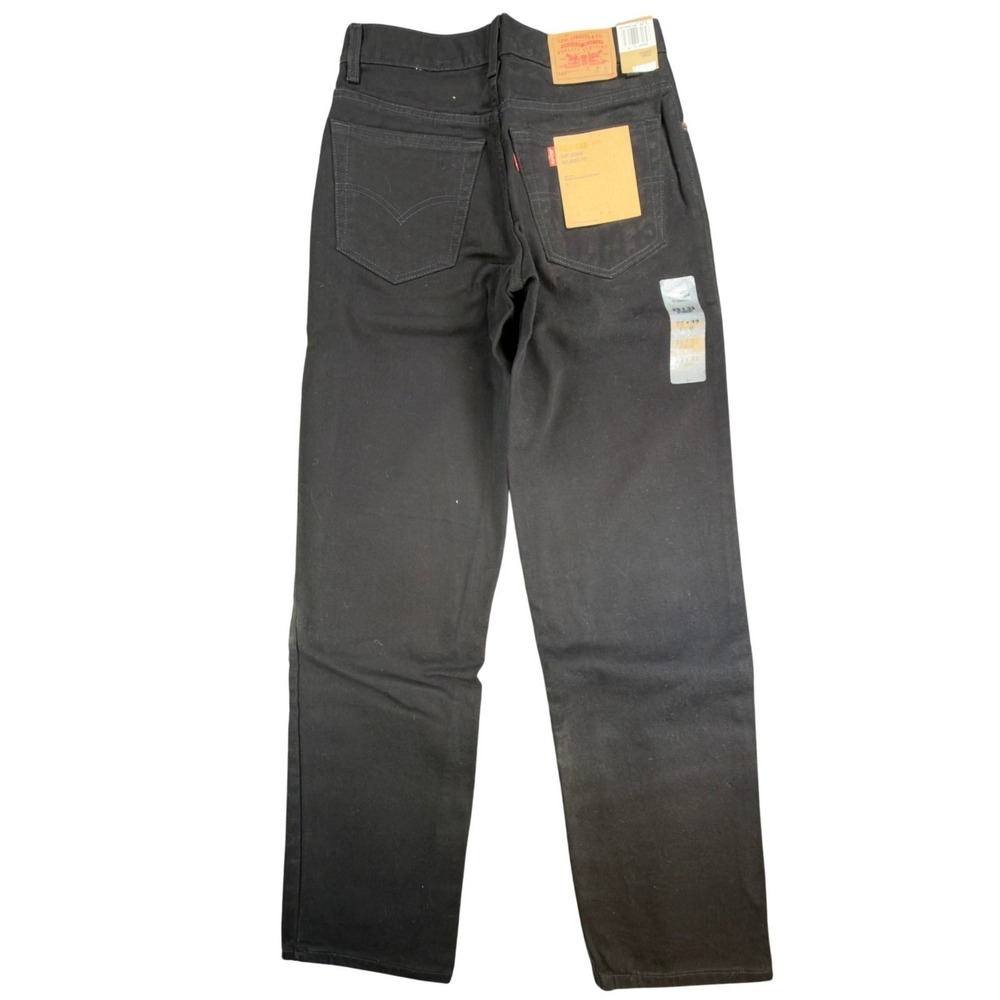 Levis 550 Student Jeans 29x32 Vintage 90s Relaxed Fit Black Cotton NWT Deadstock